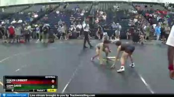 98 lbs Semifinal - Liam Davis, Florida vs Colyn Limbert, Ohio