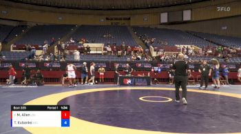 77 lbs Cons. Round 6 - Tyler Eischens, Tar Heel Wrestling Club vs Ashton Miess, Combat W.C. School Of Wrestling