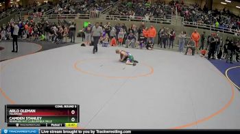 63 lbs Cons. Round 3 - Camden Stanley, Roseburg Mat Club/Umpqua Valle vs Arlo Oleman, Tillamook