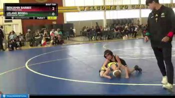 58 lbs Round 1 - Benjamin Barbee, Pride Wrestling vs Leland Bissell, Pahranagat Valley