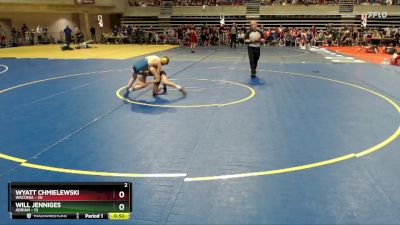 80 lbs Quarterfinals (8 Team) - Wyatt Chmielewski, Waconia vs Will Jenniges, Adrian