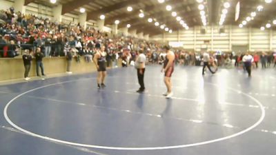 285 lbs Quarterfinal - Nathan Bulpitt, Lehi vs Caden Young, Uintah