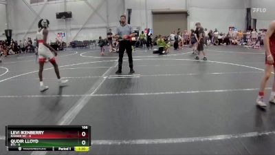 106 lbs Round 7 (8 Team) - Levi Ikenberry, Ranger WC vs Qudir Lloyd, BTS