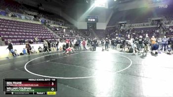 115 lbs Semifinal - Ben Frame, Sutherland Youth Wrestling Club vs William Coleman, GRIT Athletics Wrestling Club