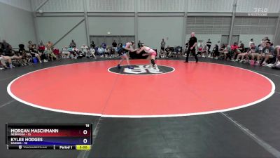 120 lbs Round 3 (8 Team) - Morgan Maschmann, Nebraska vs Kylee Hodges, Kansas