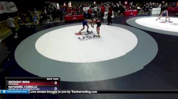 152 lbs Cons. Round 3 - Anthony Berg, California vs Nathaniel Carrillo, Golden Valley (Bakersfield) High School Wrestling