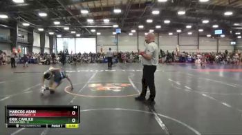 84 lbs Round 2 (6 Team) - Marcos Asan, Buxton Intensity vs Erik Carlile, Nauman Red