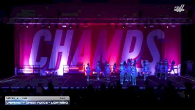University Cheer Force - Lightning [2025 L4 - U16 Day 1] 2025 CHAMPS Grand Nationals