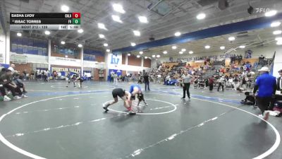 126 lbs Champ. Round 2 - Sasha Lvov, Calabasas vs Issac Torres, Fountain Valley