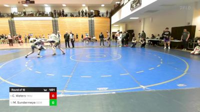 126 lbs Round Of 16 - Calvin Waters, Troup Wrestling vs Maddox Sundermeyer, Georgia