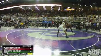 2A 126 lbs Champ. Round 1 - Alexander Wisdom, American Heritage School vs Sebastian Bonachea, Oakleaf