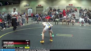 60 lbs Quarterfinal - Henry Riesen, The Fort Hammers vs Cory Buckley, Elite Athletic Club
