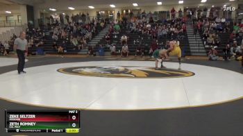 133 lbs Semifinal - Zeke Seltzer, Missouri vs Zeth Romney, Cal Poly