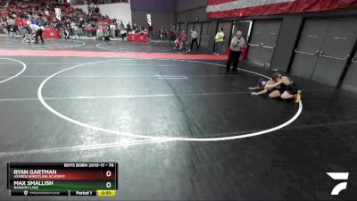 76 lbs Champ. Round 2 - Max Smallish, Random Lake vs Ryan Gartman, Askren Wrestling Academy