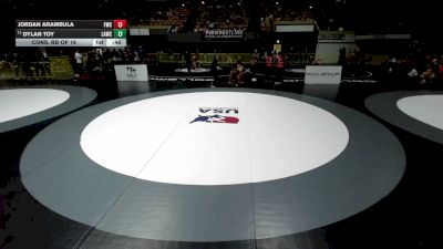 105 lbs Cons. Rd Of 16 - Dylan Toy, LAWC vs Jordan Arambula, Firebaugh Wrestling Club