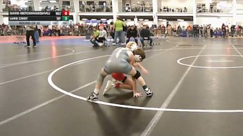 100 lbs Round Of 32 - David Metckhvarishvili, Waltham vs Luke Crist, Top Flight Wr Ac