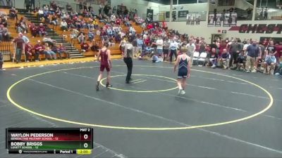 113 lbs Quarters & 1st Wb (16 Team) - Bobby Briggs, Lovett School vs Waylon Pederson, Benedictine Military School