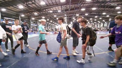 75 lbs Rr Rnd 3 - Vincenzo Destefano, All American Wrestling Club - MS vs Treagen White, OHIO GOLD - MS