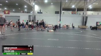 115 lbs Round 5 (6 Team) - Trevor Carl, U2 Upstate Uprising vs Adrian Canales, Rebellion