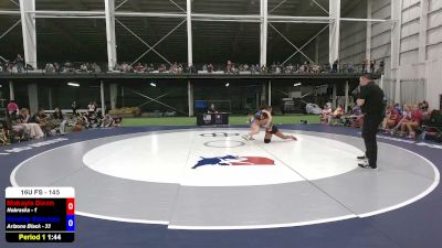 145 lbs Makayla Dixon, Nebraska vs Kinzley Sanchez, Arizona Black
