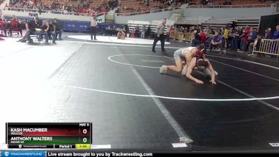 D4-165 lbs Semifinal - Kash Macumber, Willcox vs Anthony Walters, Mayer HS