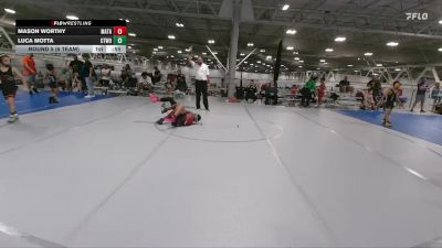 95 lbs Round 5 (6 Team) - Mason Worthy, Mat Assassins vs Luca Motta, CTWHALE ORCA