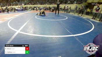 90 lbs Consolation - Romeo Wynn, El Reno Wrestling Club vs Cayben Collins, Henryetta Knights Wrestling Club