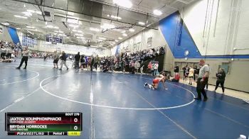 96 lbs Cons. Round 4 - Brydan Horrocks, Team Prestige vs Jaxton Xoumphonphackdy, Team Pride Academy