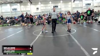 68 lbs Round 3 (6 Team) - Colson Long, The Goon Squad vs Brylan Zerbe, Revolution Elite