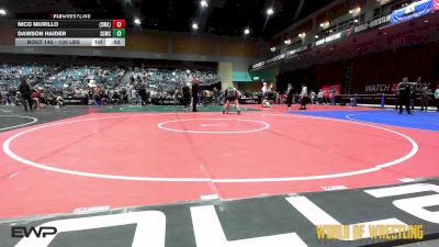 130 lbs Consi Of 4 - Nico Murillo, Sanderson Wrestling Academy vs Dawson Haider, Salem Elite Mat Club