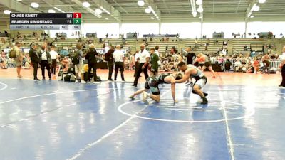 195 lbs Round Of 16 - Chase Kivett, Freakztyle Supremacy - HSB vs Braeden Simoneaux, E.D.I.T.H - HSB