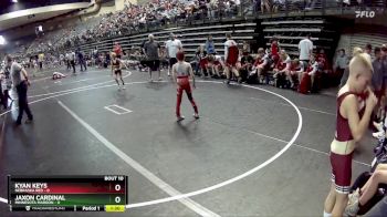 50 lbs Round 4 (6 Team) - Jaxon Cardinal, Minnesota Maroon vs Kyan Keys, Nebraska Red