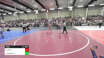 102 lbs Consi Of 8 #2 - Keenan Eddy, GI Grapplers vs Junior Mendoza, Cyclones Wrestling