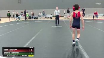 64 lbs Round 1 (6 Team) - Brooks Horwath, Team Donahoe - Black vs Gabe Custodio, Virginia Patriots