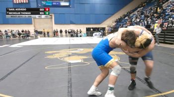 3 - 285 lbs Cons. Round 2 - Nicholas Thomas, Western Albemarle vs Saul Acevedo, Culpeper County