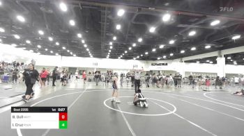 74 lbs 2nd Place - Burl Dull, Mattime vs Isaiah Cruz, Pounders WC