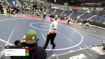 77 lbs Consi Of 4 - Anselmo Deollos, Nebraska Elite WC vs Xovoni Vigil, Elevated Wrestling