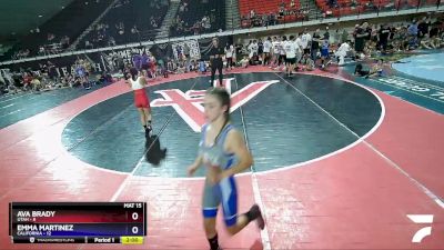 96 lbs Round 2 (8 Team) - Leena Sharp, Utah vs Olivia Anderson, California