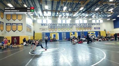 113 lbs Round 6 (8 Team) - Steven Morzella, Wellington Black vs Brady Sher, Braves WC