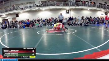 182 lbs Champ. Round 2 - Jayden Osborn, Decatur Wrestling Club vs Diego Carabano, Fishers Wrestling Club