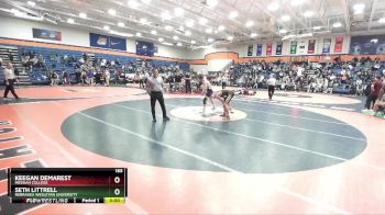 165 lbs Champ. Round 1 - Keegan Demarest, Messiah College vs Seth Littrell, Nebraska Wesleyan University