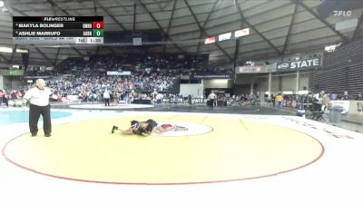 Girls 4A 135 lbs Quarterfinal - Ashlie Marrufo, Auburn (Girls) vs Makyla Bolinger, Emerald Ridge (Girls)