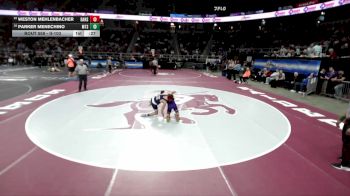 II-103 lbs Cons. Round 2 - Weston Mehlenbacher, Dansville/Wayland-Cohocton vs Parker Menechino, Mount Sinai