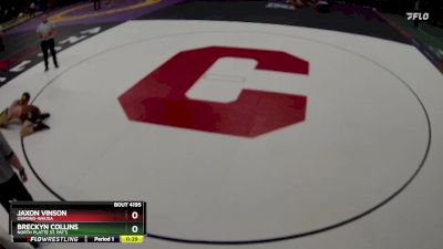 Cons. Round 1 - Jaxon Vinson, Osmond-Wausa vs Breckyn Collins, North Platte St. Pat`s