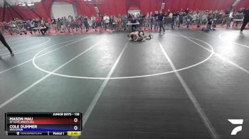 138 lbs Cons. Round 4 - Mason Mau, RT Elite Wrestling vs Cole Dummer, Wisconsin