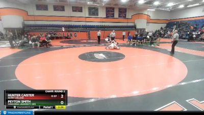 197 lbs Champ. Round 2 - Peyton Smith, Concordia University (WI) vs Hunter Caister, Olivet College