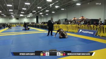 Nicholas Beltrame Savazi Alves vs Spencer Jaspa Quayle 2026 Pan IBJJF Jiu-Jitsu No-Gi Championship