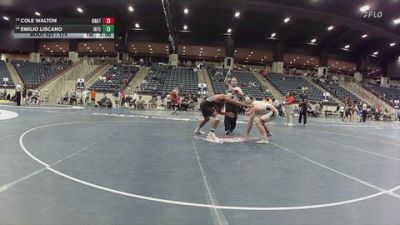 174 lbs Cons. Round 3 - Emilio Liscano, Indiana Tech vs Cole Walton, Unattached