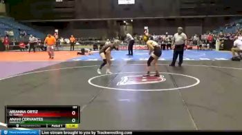 101 lbs Champ. Round 1 - Arianna Ortiz, KC-Turner vs Anahi Cervantes, Garden City