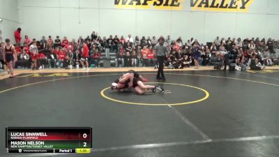 9 lbs Round 3 - Mason Nelson, New Hampton/Turkey Valley vs Lucas Sinnwell, Nashua-Plainfield